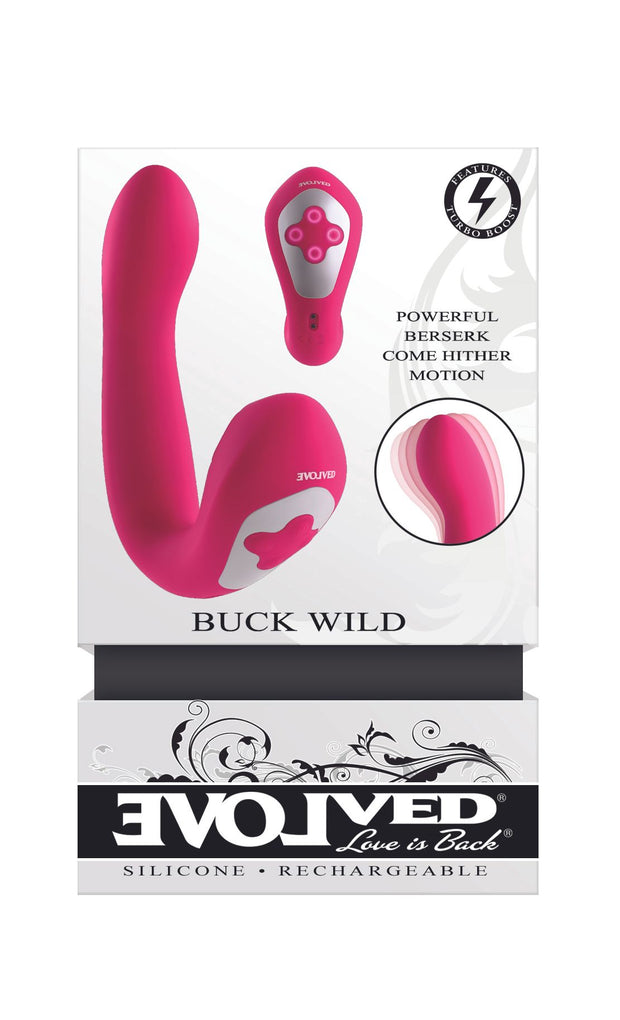Evolved - Buck Wild Dual-End Vibrator - Rosa