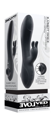 Evolved - Rabbit Hole Vibrator - Schwarz