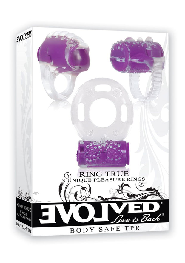 Evolved - Penisring True 3-teiliges Set