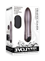 Evolved - Travel Gasm Bullet Vibrator - Schwarz