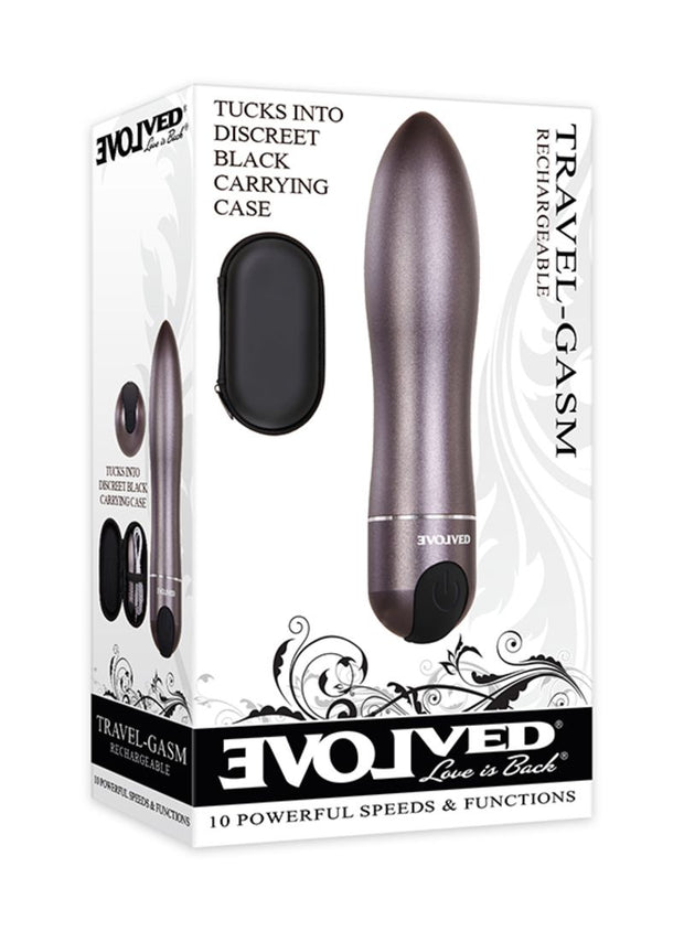 Evolved - Travel Gasm Bullet Vibrator - Schwarz
