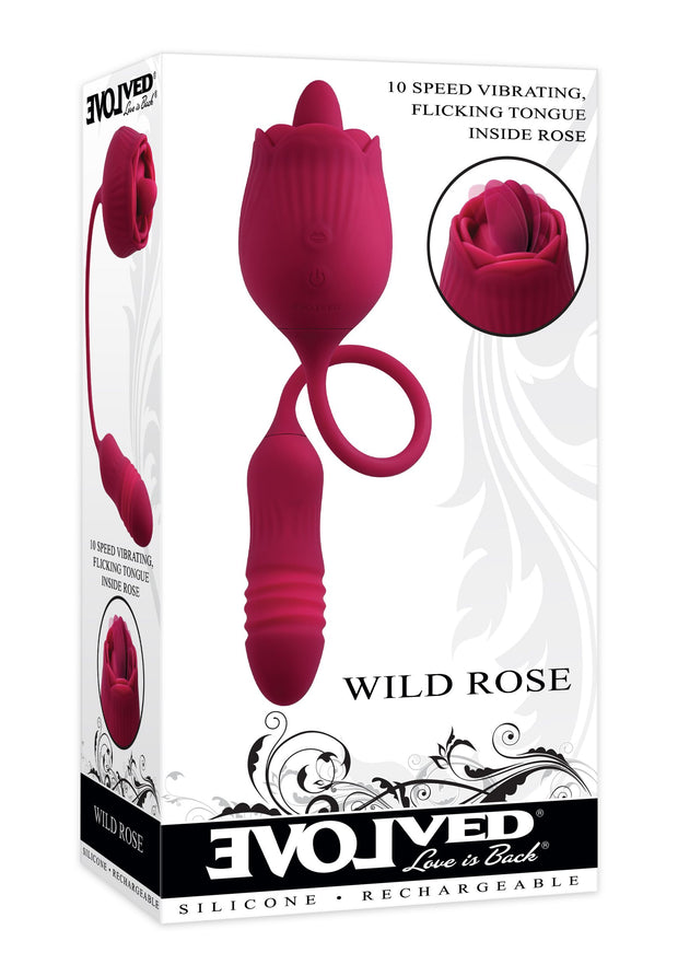 Evolved - Wild Rose Zungen-Vibrator - Rot