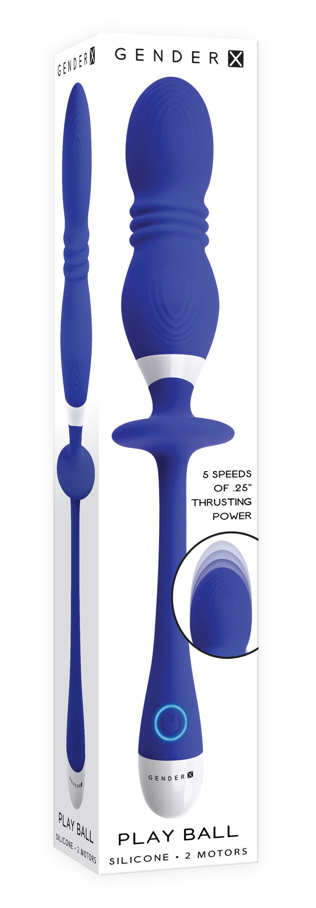 Evolved - Spielball Vibrator - Blau
