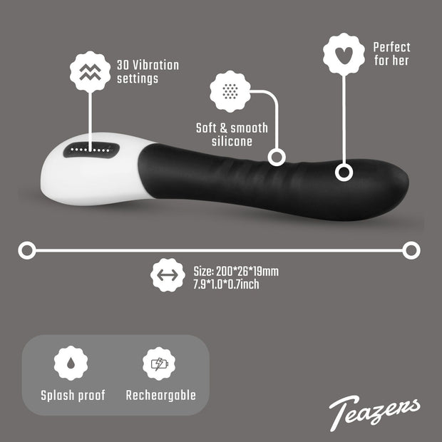 Teazers G-Punkt Vibrator - schwarz