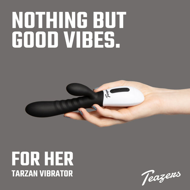 Teazers Rabbit Vibrator - schwarz