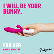 Realistischer Rabbit Vibrator - pink