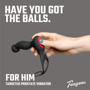 Teazers Penis- & Hodenring mit Prostatavibrator mit Fernbedienung