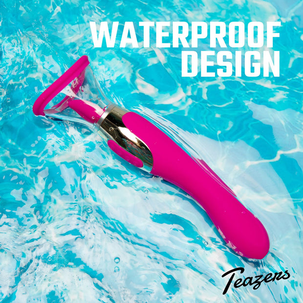 Teazers - Pleasure Pump mit G-Punkt Vibrator - Pink