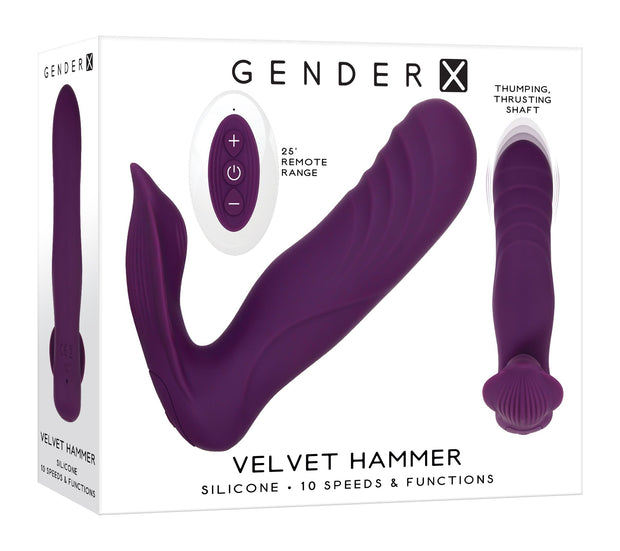 Evolved - Samtiger Hammer Klitoris Vibrator - Lila