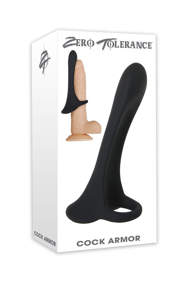 Evolved - Cock Armor Vibrating Cockring - Schwarz