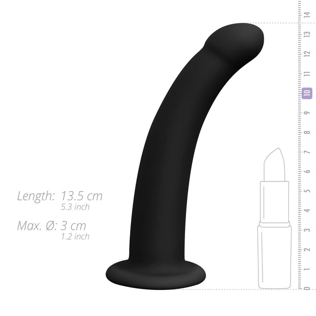 Silikon Umschnalldildo - glatt