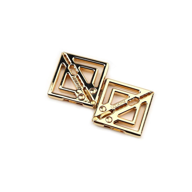 LOCKINK - Verstellbare Nippelklemmen mit Leichtem Anhänger - gold