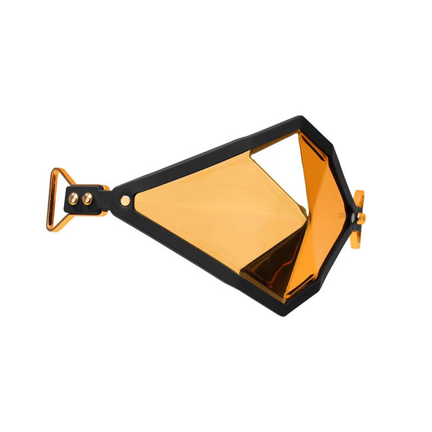 LOCKINK - Goldenes Punker Maulkorb-Knebel-Set