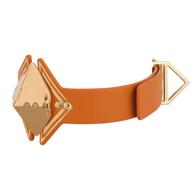 LOCKINK - Haltungskragen - braun