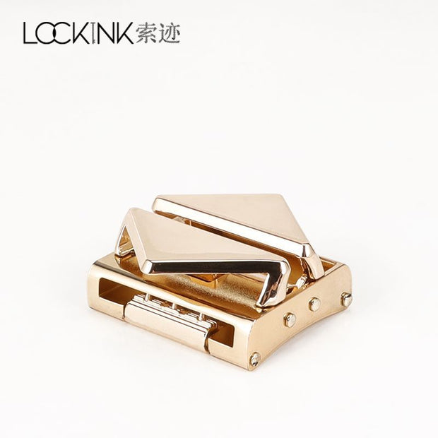LOCKINK - Halsband mit Leine Set - braun