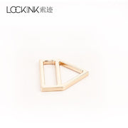 LOCKINK - Halsband mit Leine Set - braun