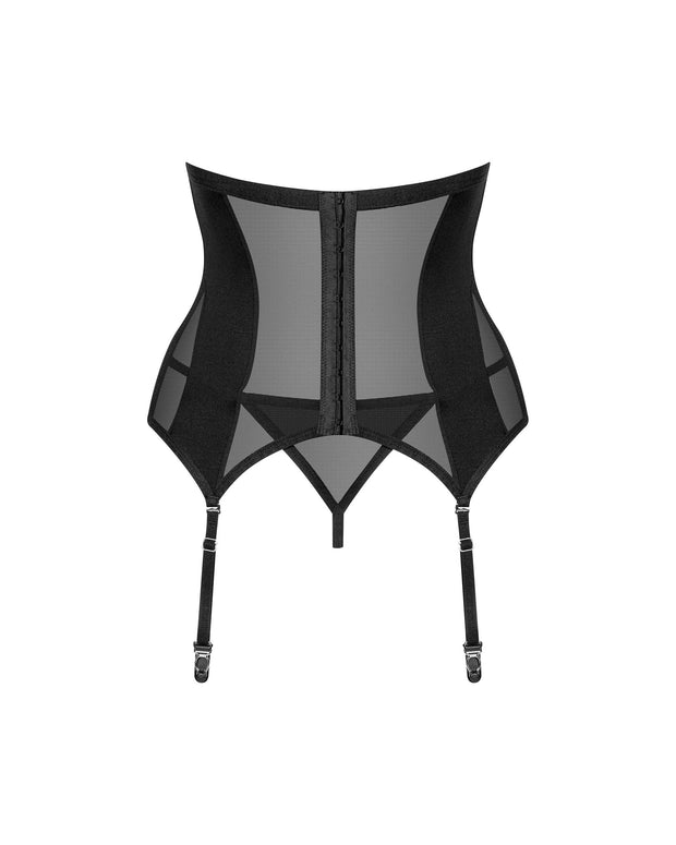 Obsessive - Chic Amoria Offenes Korsett und String - Schwarz