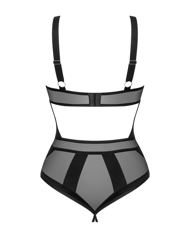 Obsessive - Chic Amoria Schrittloser Teddy - Schwarz