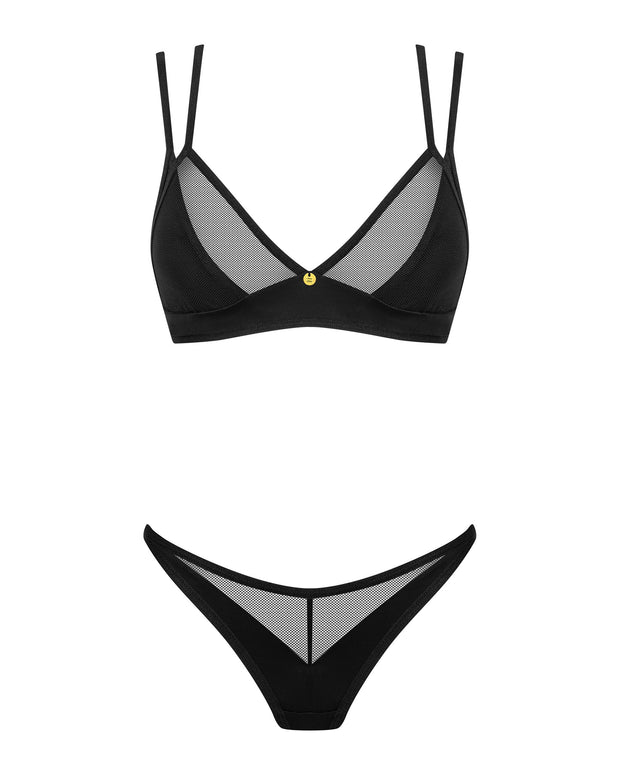 Obsessive - Nesari Zweiteiliges Set - Schwarz