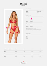 Obsessive - Elianes Geschirr - Rot