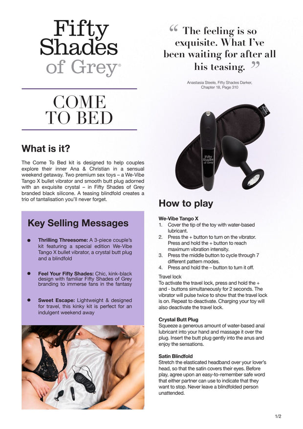 Kommen Sie-ins-Bett-Set für Paare