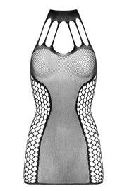 Netzkleid Dania - Schwarz