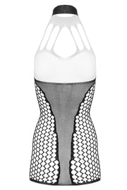 Netzkleid Dania - Schwarz