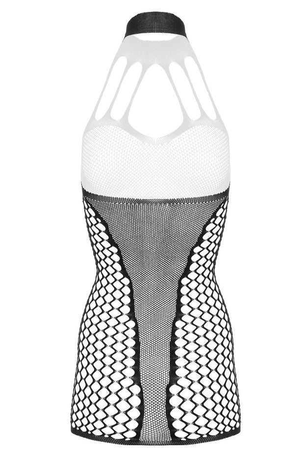 Netzkleid Dania - Schwarz