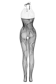 Catsuit Charla Mit Offenem Schritt - Schwarz