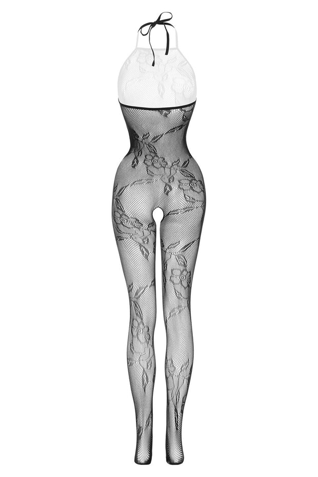 Catsuit Charla Mit Offenem Schritt - Schwarz