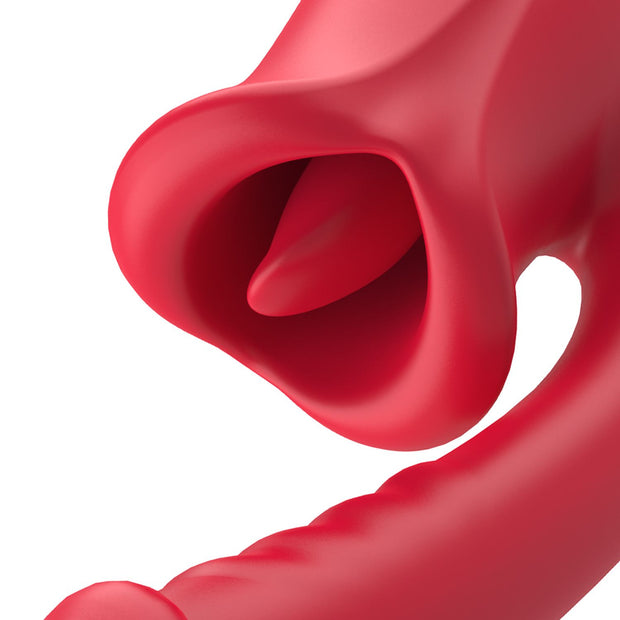 Teazers Dildo mit Klitorisstimulator
