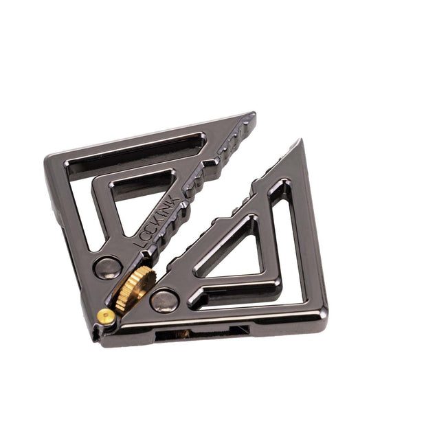 LOCKINK - Verstellbare Nippelklemmen mit Leichtem Anhänger - grau