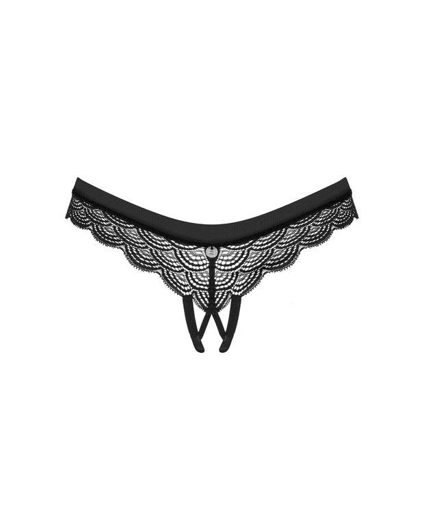 Obsessive - Chemeris Ouvert-Slip - Schwarz