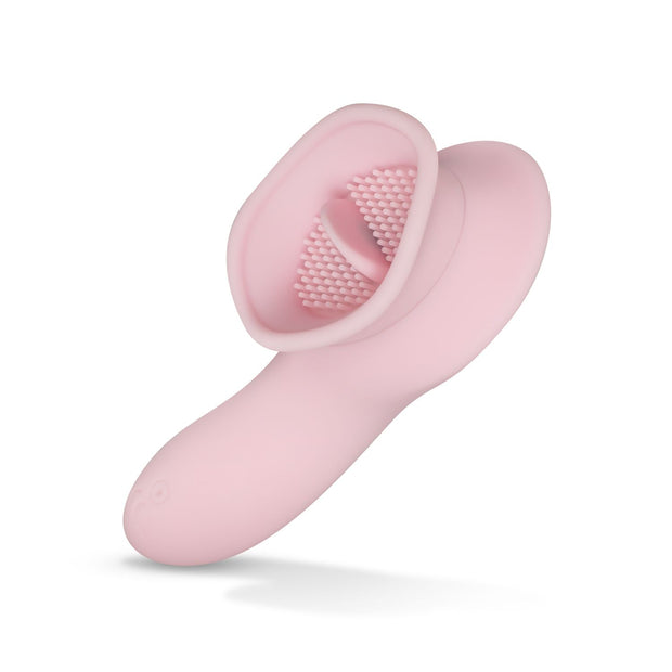 Klitorisvibrator mit Zunge - Rosa