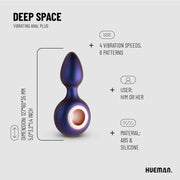 Hueman -  Deep Space vibrierender Analplug