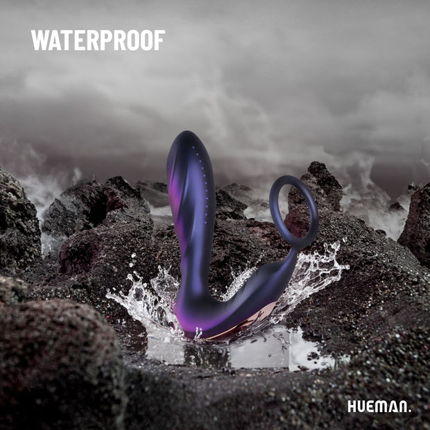Hueman - Black Hole Analvibrator Mit Penisring