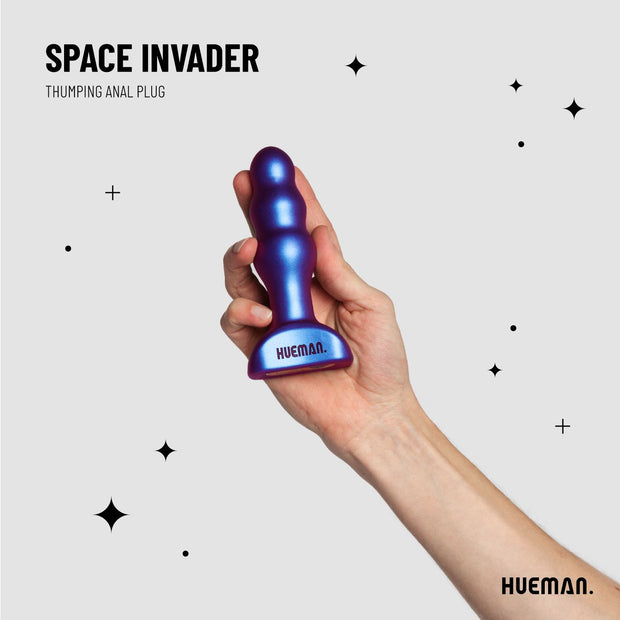 Hueman - Space Invader Vibrator- und Stoß-Butt Plug