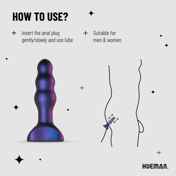 Hueman - Space Invader Vibrator- und Stoß-Butt Plug