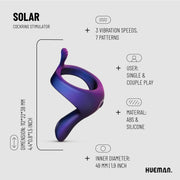 Hueman - Vibrierender Strap-On Penisring