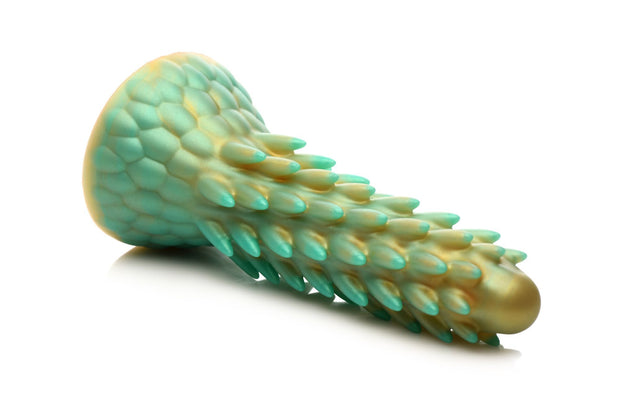 Stegosaurus Stacheliges Reptil Dildo - Grün