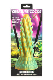 Stegosaurus Stacheliges Reptil Dildo - Grün