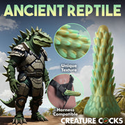 Stegosaurus Stacheliges Reptil Dildo - Grün