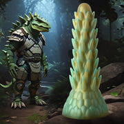 Stegosaurus Stacheliges Reptil Dildo - Grün
