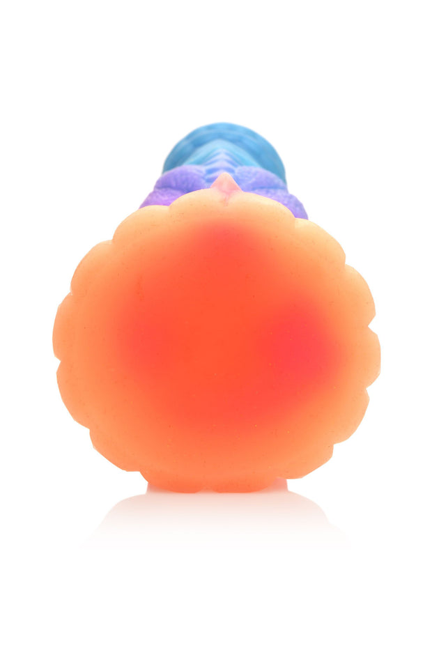 Leuchtender Alien-Dildo im Dunkeln