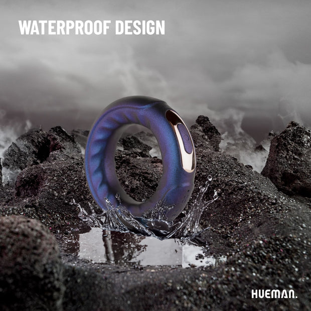 Hueman - Saturn Vibrierender Penis-/Hodenring