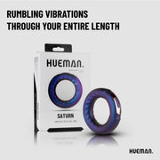 Hueman - Saturn Vibrierender Penis-/Hodenring