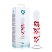 Gildo - Glas G-Punkt/Prostata Dildo mit Herzen Nr. 30