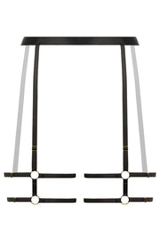 Strappy Strumpfhalter Blushing - Schwarz