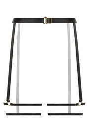 Strappy Strumpfhalter Blushing - Schwarz