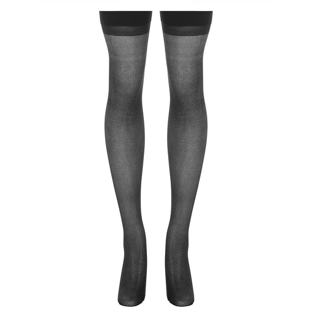 Strümpfe mit breitem Bund